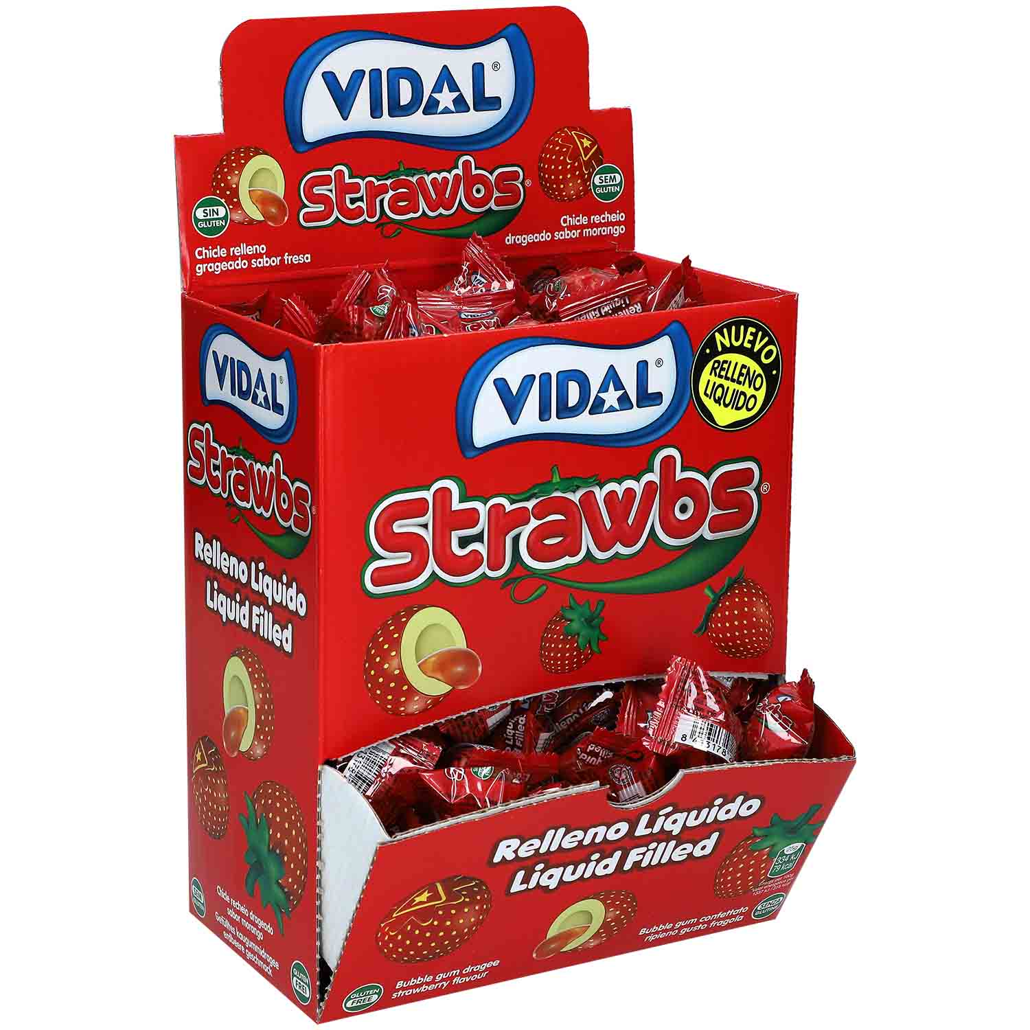 Vidal Strawbs / Strawberries 200stk