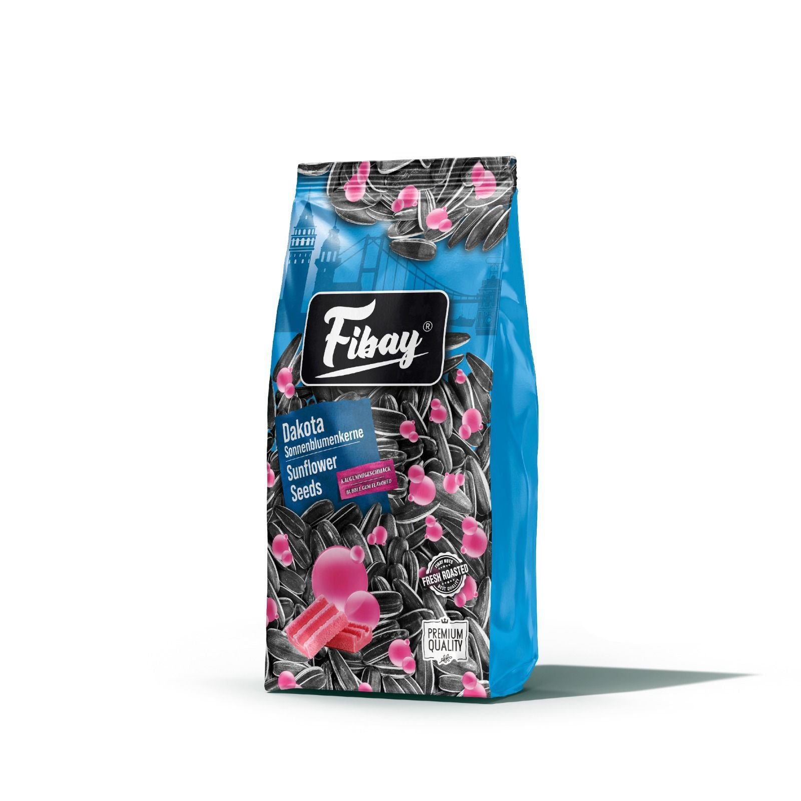 Fibay Dakota XL Sonnenblumenkerne Bubble Gum 16 x 140g