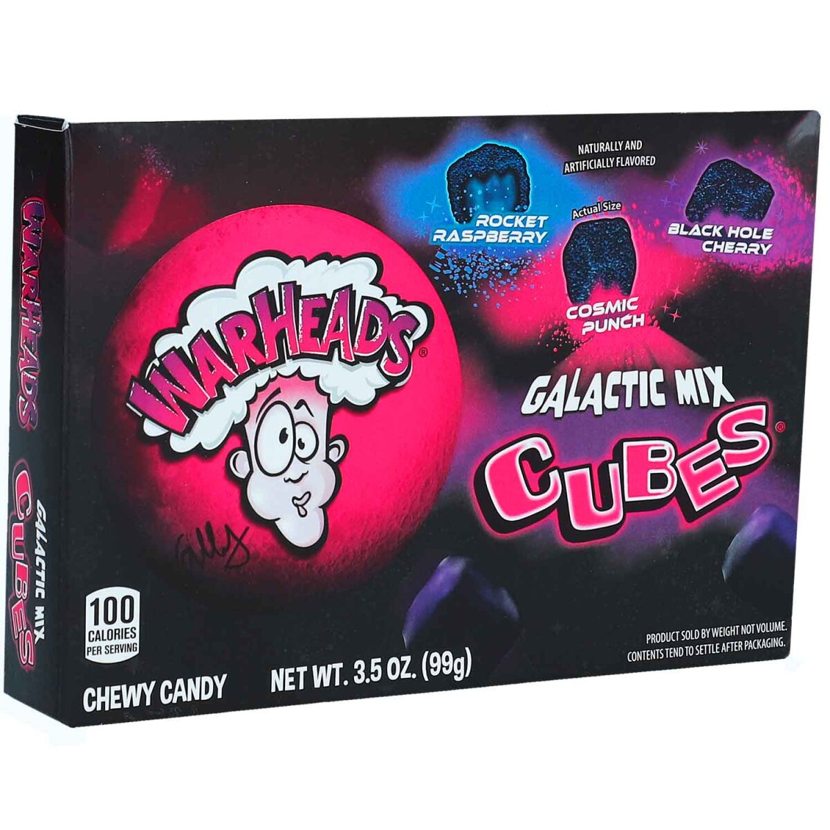 Warheads Galactic Cubes Box 12 x 99g