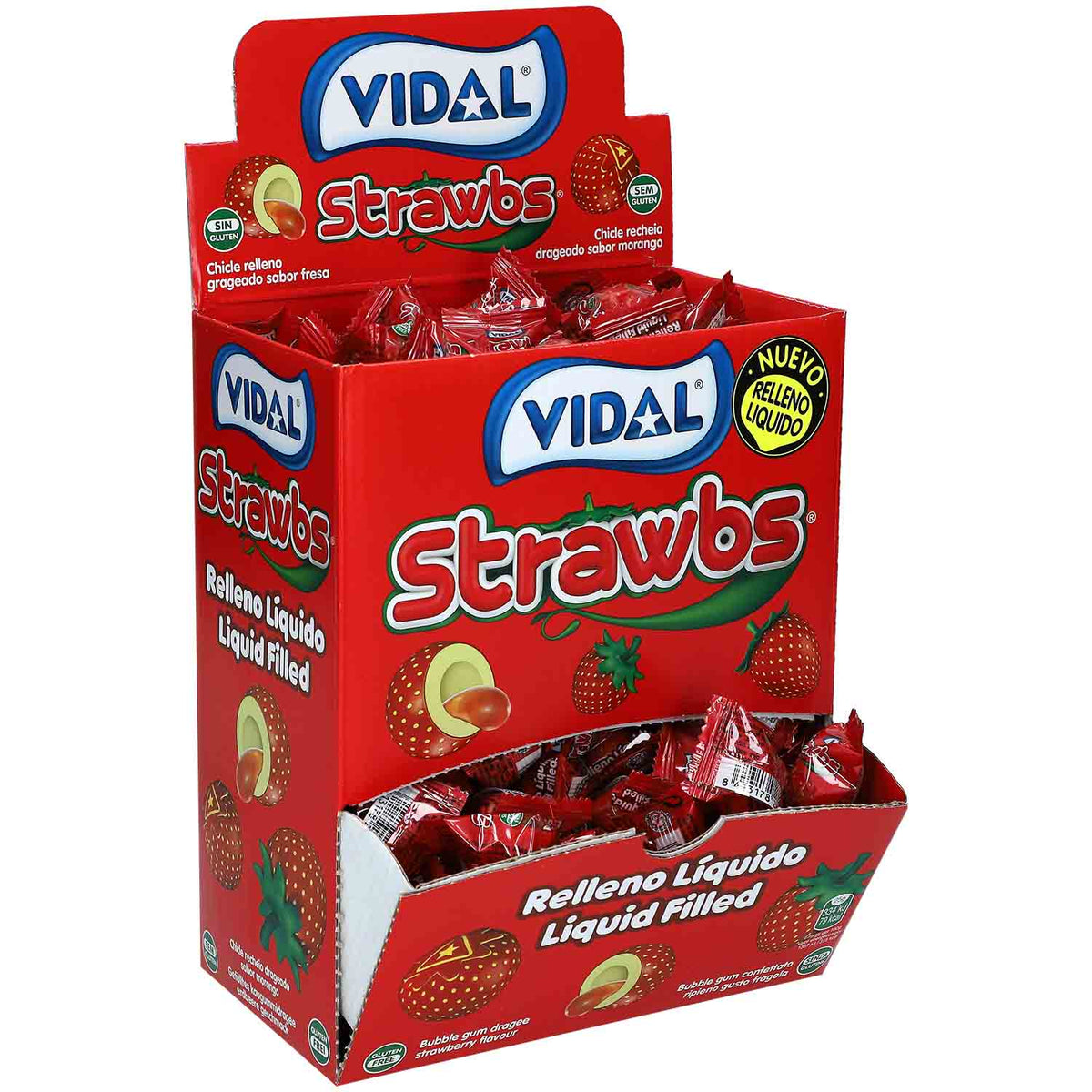 Vidal Strawbs / Strawberries 200stk