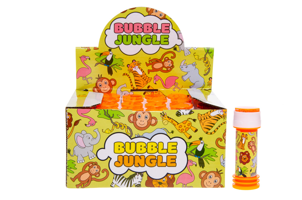 Seifenblasen BubbleJungle wilde Tiere 24 x 30ml