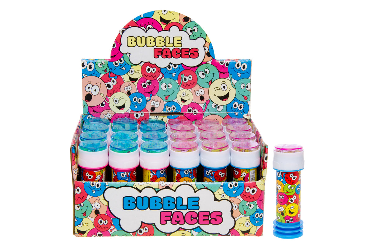 Seifenblasen BubbleFaces Smileys 24 x 25ml