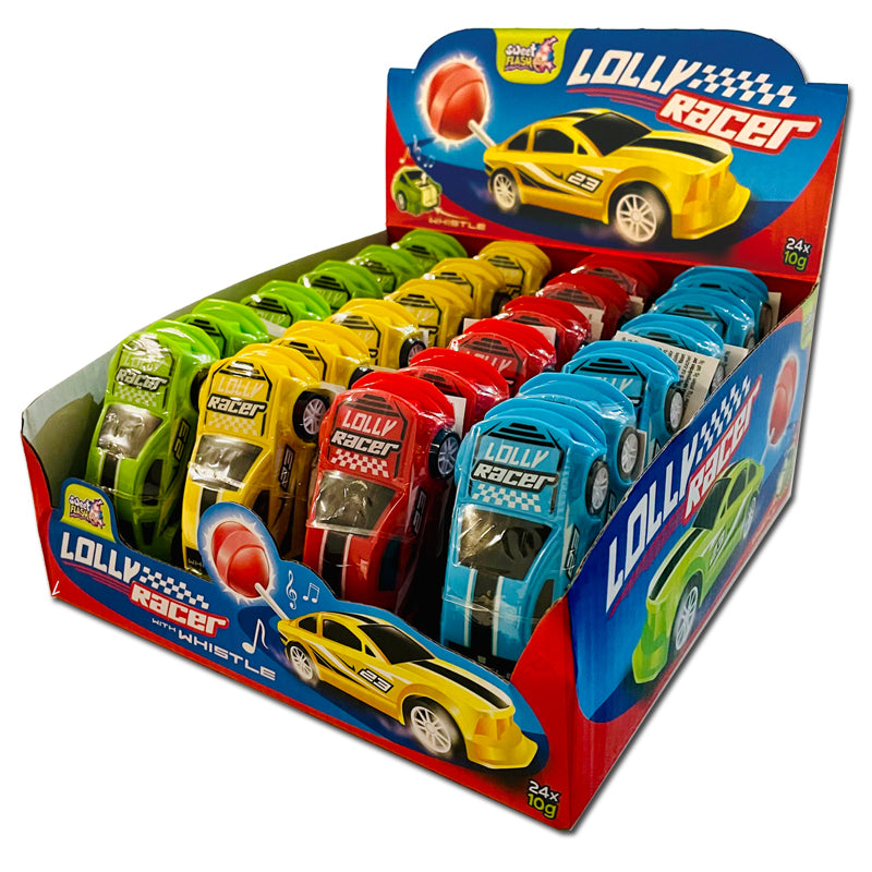 Sweet Flash Lolly Racer 24stk x 10g