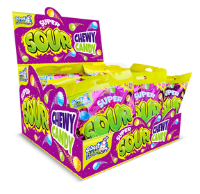 Sweet Flash Super Sour Chewy Candy 24 Beutel