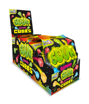 Sweet Flash Sour Gummy Cubes 15 Beutel