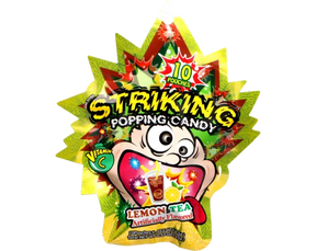 Striking - Popping Candy Lemon Tea Display 12 x 15g
