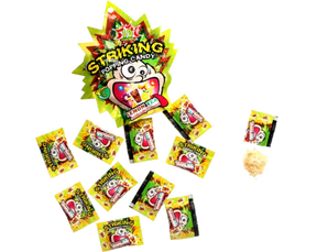 Striking - Popping Candy Lemon Tea Display 12 x 15g