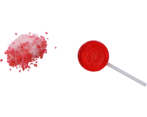 Striking - Lollipop Popping Candy Strawberry Strip 12 x 13.8g