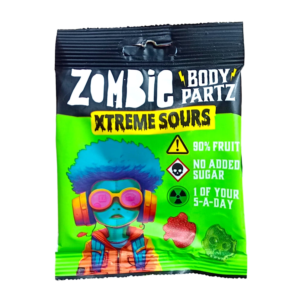 Zombie - Xtreme Sours Body Partz - 12 x 35g