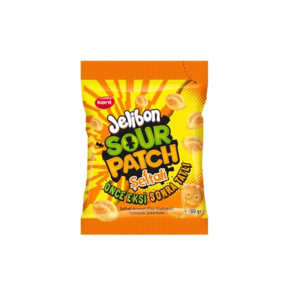 Sour Patch Kids - Jelibon - Peach - Tüte -24 x 80g