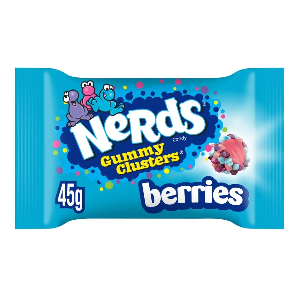 Nerds - Gummy Clusters - Berries - Tüte 20 x 45g