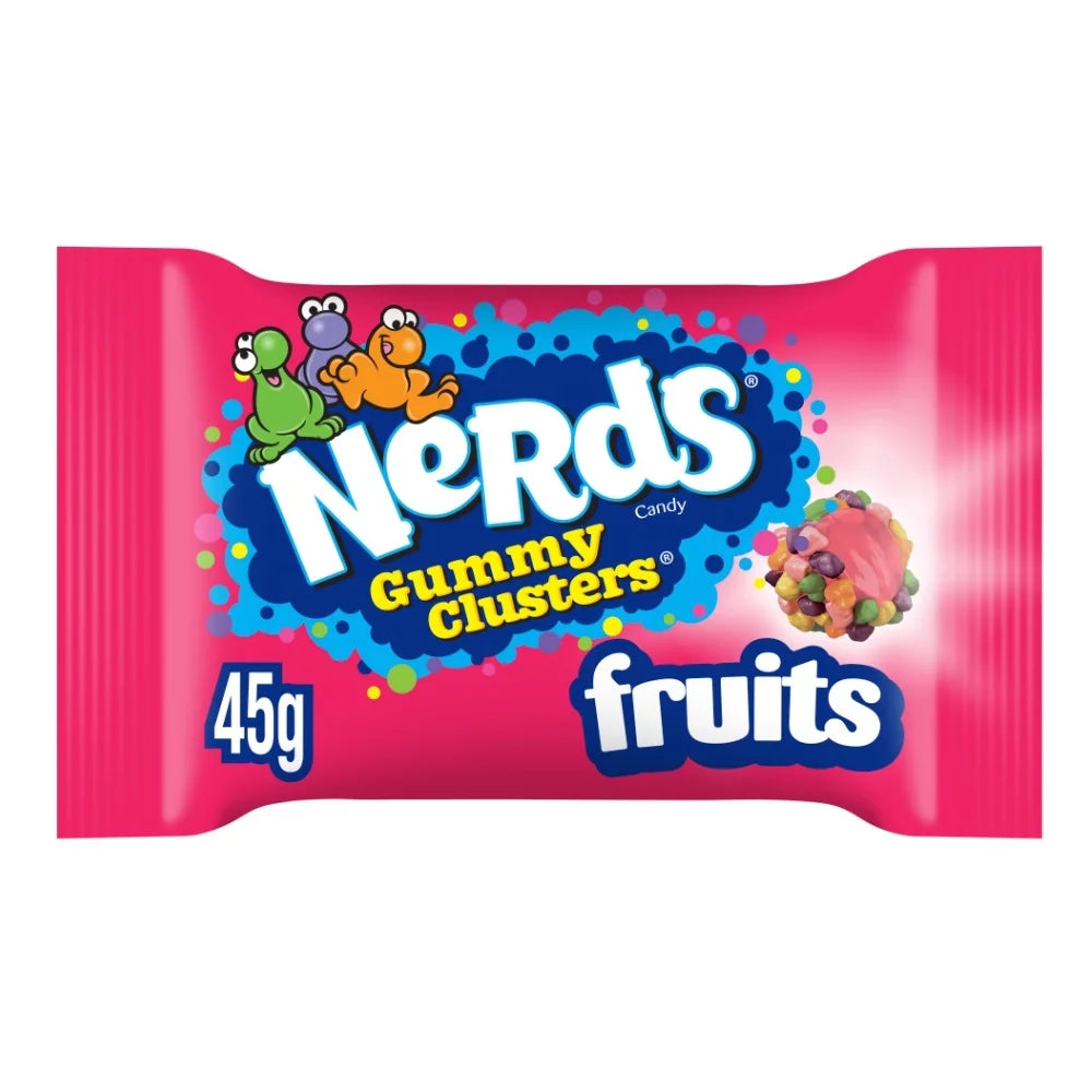 Nerds - Gummy Clusters - Fruits - Tüte 20 x 45g