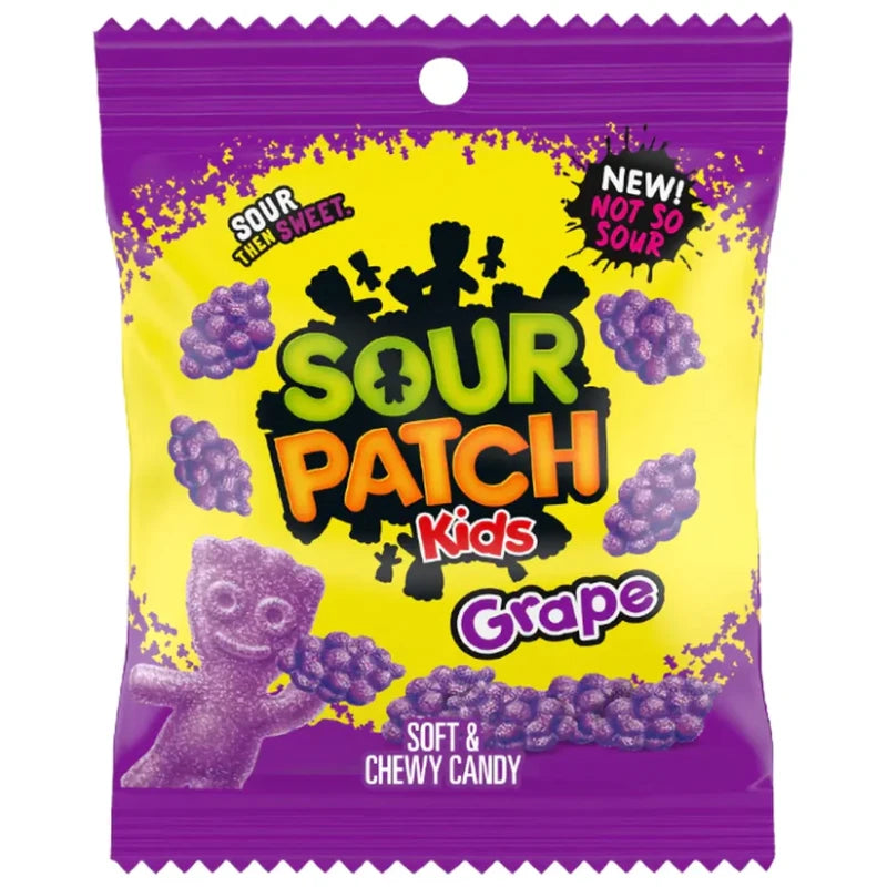 Sour Patch Kids - grape - Tüte - 12 x 102g