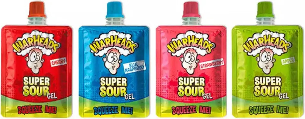 Warheads - Super Sour Gel - 32 x 20g