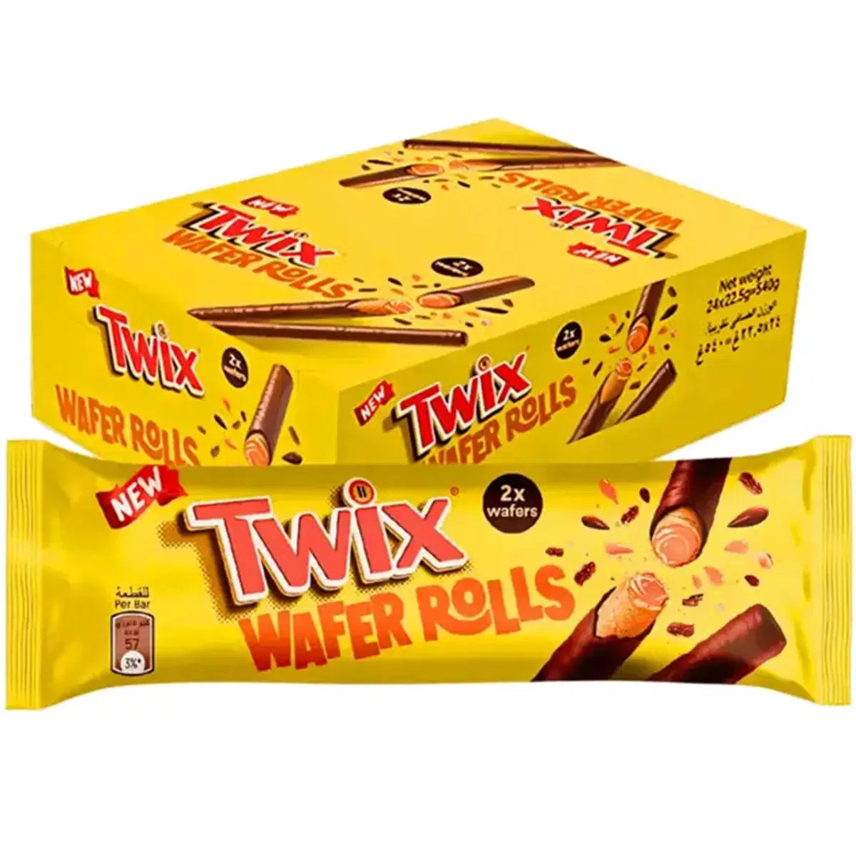 Twix Wafer Rolls 12 x 22,5g