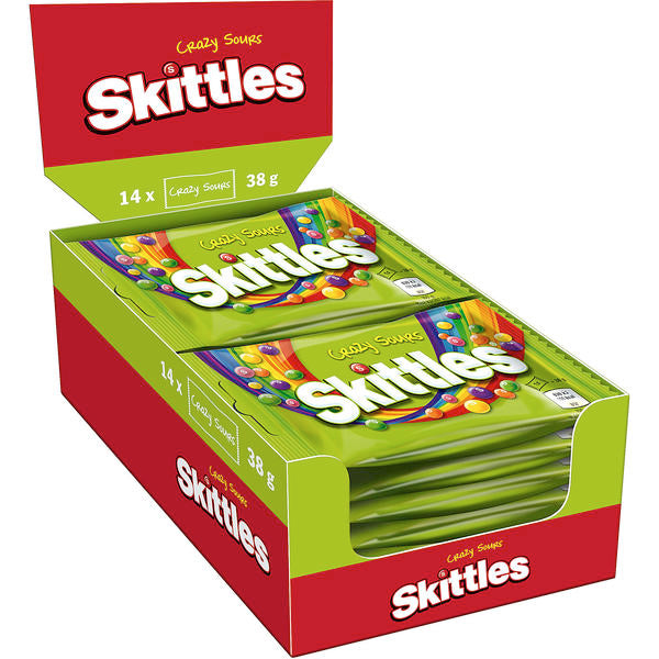 Skittles crazy Sours 14 x 38g