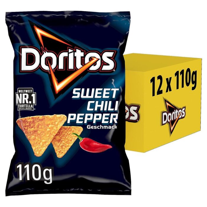 Doritos Sweet Chilli Pepper 12 X 110g