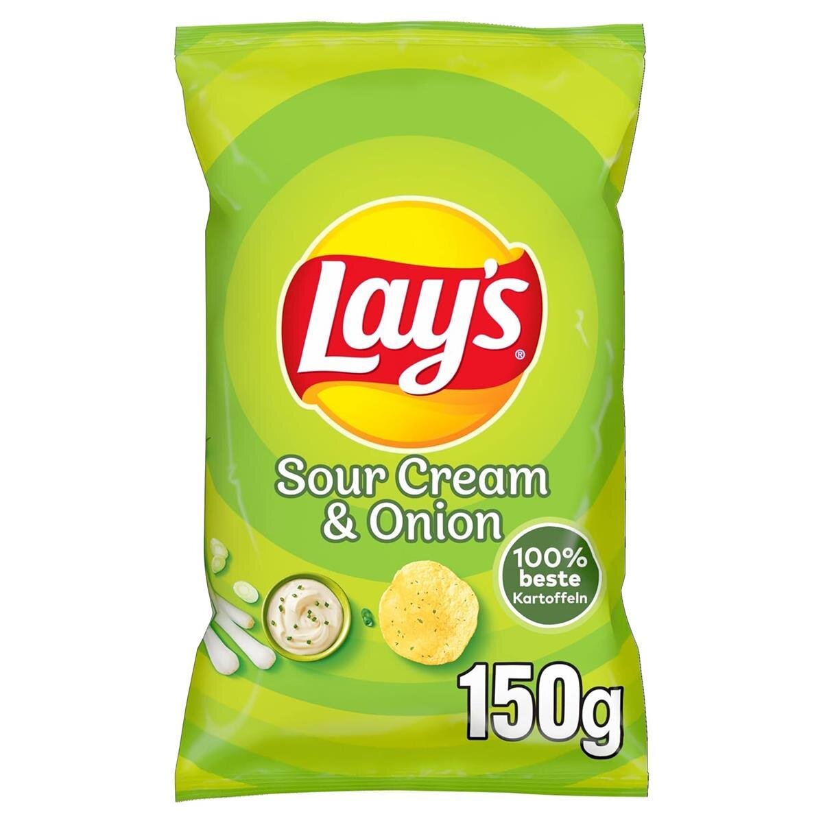 Lay's Sour Cream & Onion 9 X 150g