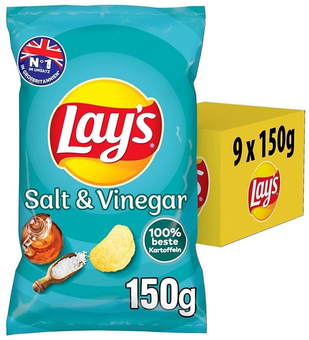 Lay's Salt & Vinegar 9 X 150g