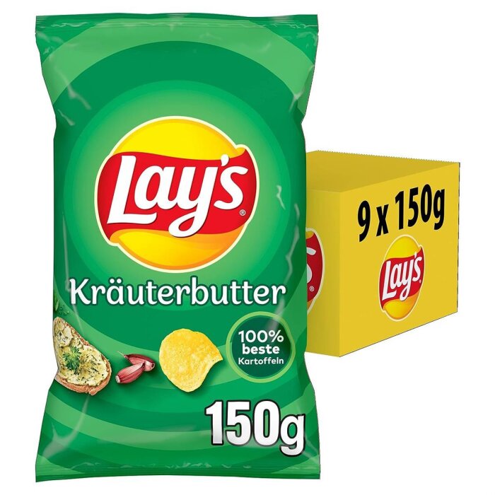 Lay's Herb Butter 9 X 150g