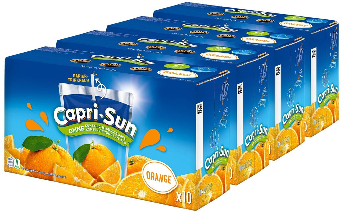 CAPRI SUN ORANGENFRUCHTSAFTGETR. 10 x 200ml X 4
