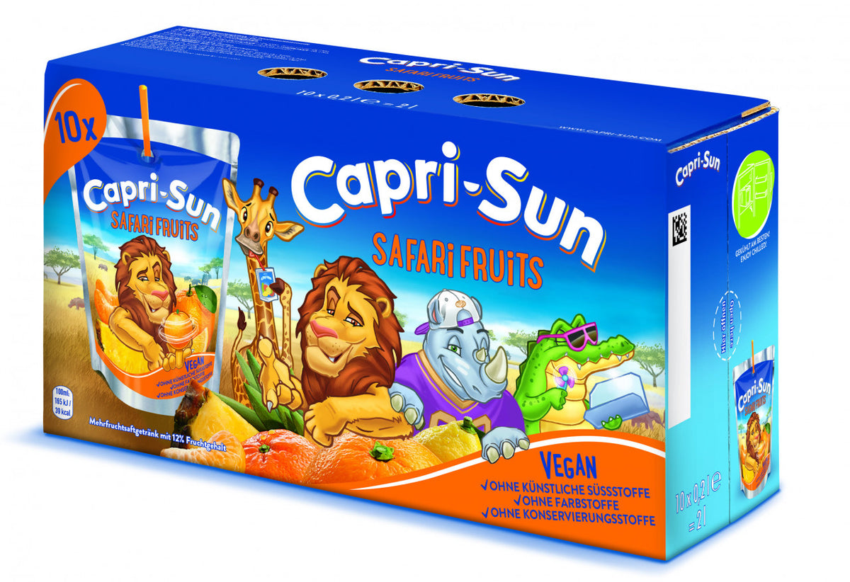 CAPRI SUN SAFARI-FRUECHTE 10 x 200ml X 4