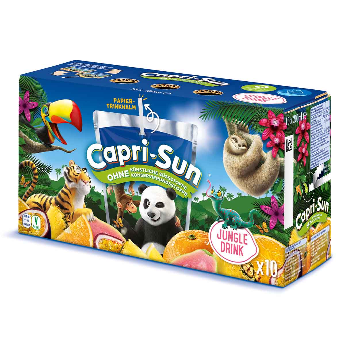 CAPRI SUN JUNGLE DRINK 10 x 200ml X 4