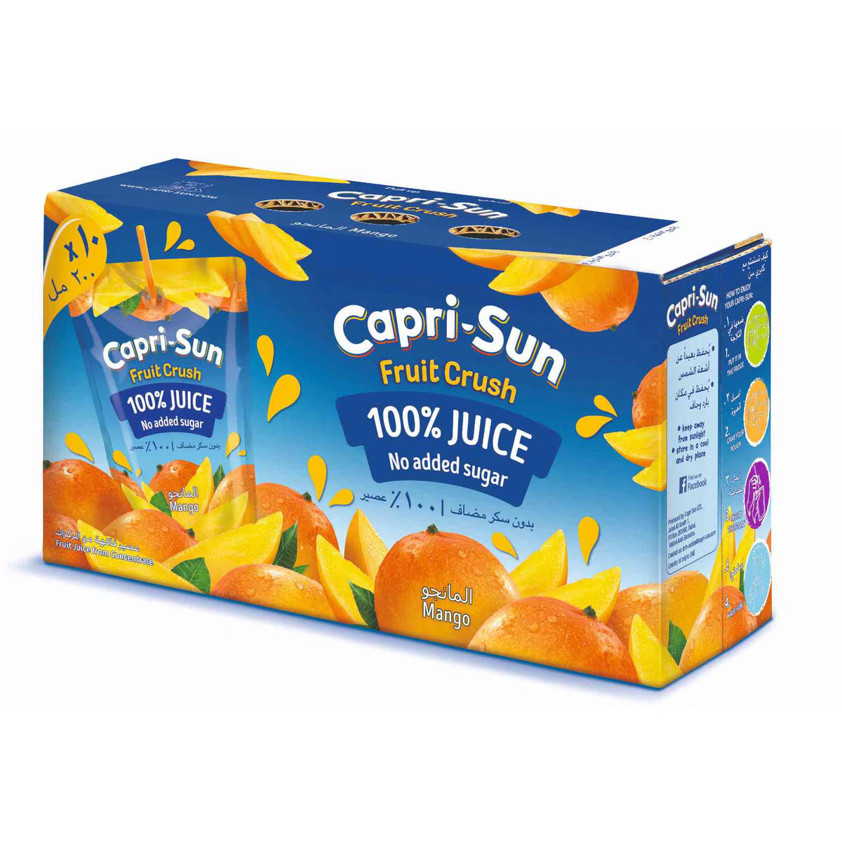 CAPRI SUN FRUIT CRUSH 10 x 200ml X 4