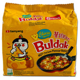 Samyang Buldak Cheese Ramen Nudeln Hot Chicken 5 x 140g