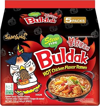Samyang Buldak Stew Ramen Nudeln Hot Chicken 5 X 145g