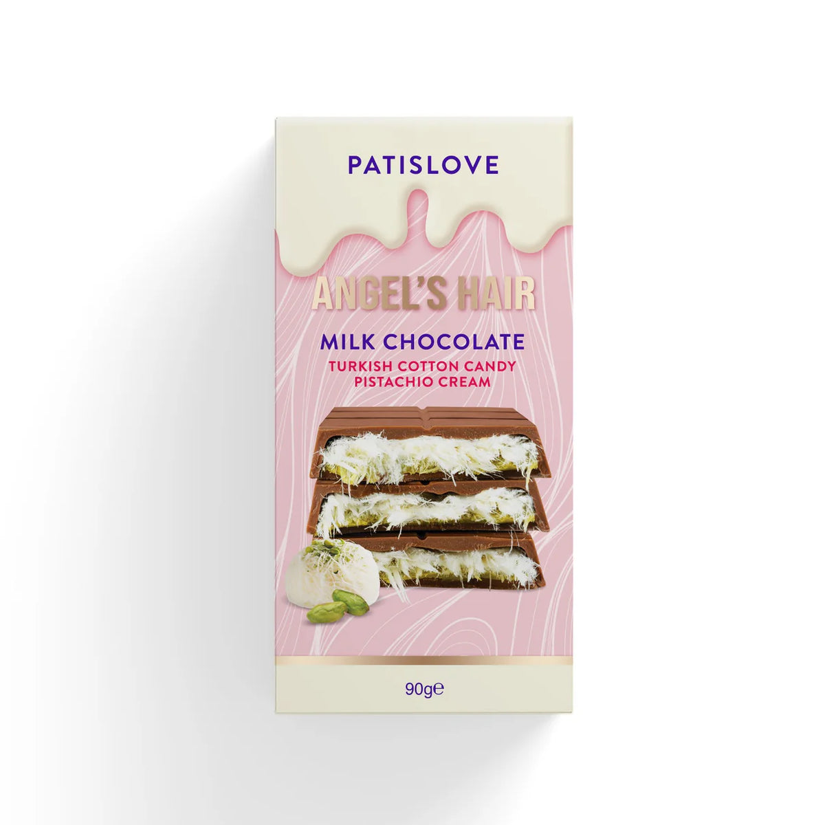 Patislove Angel Hair Vollmilch Schokolade 10 X 90g
