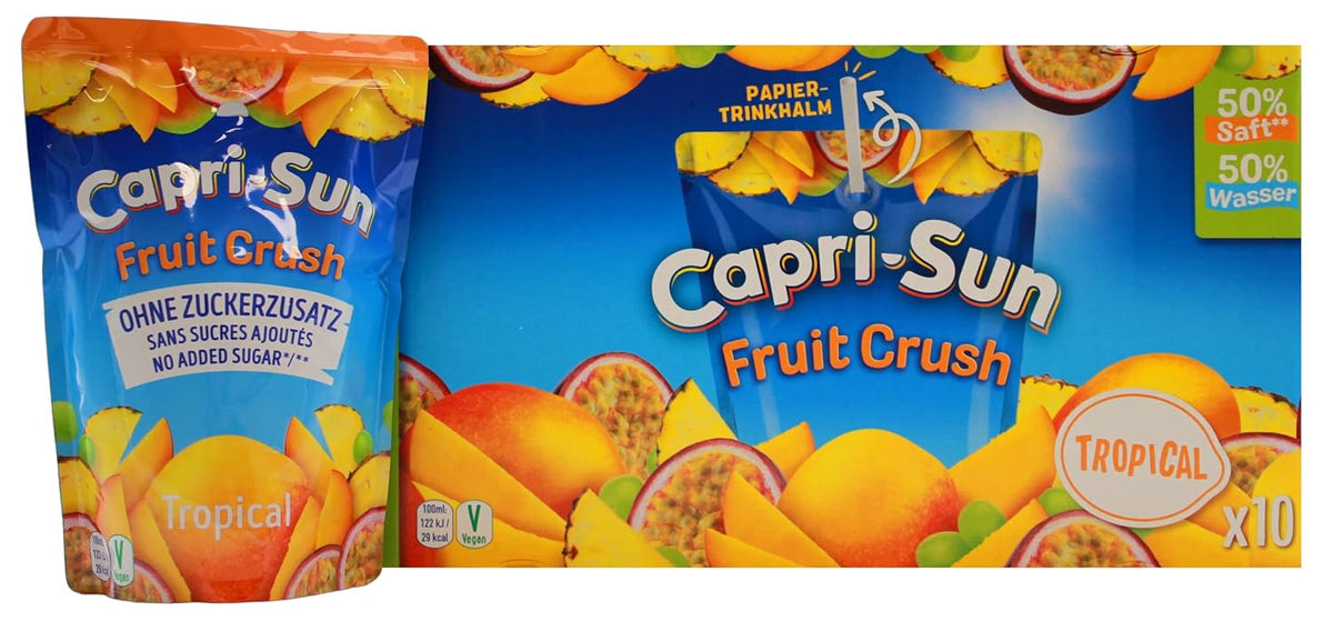 CAPRI SUN FRUIT CRUSH 10 x 200ml X 4
