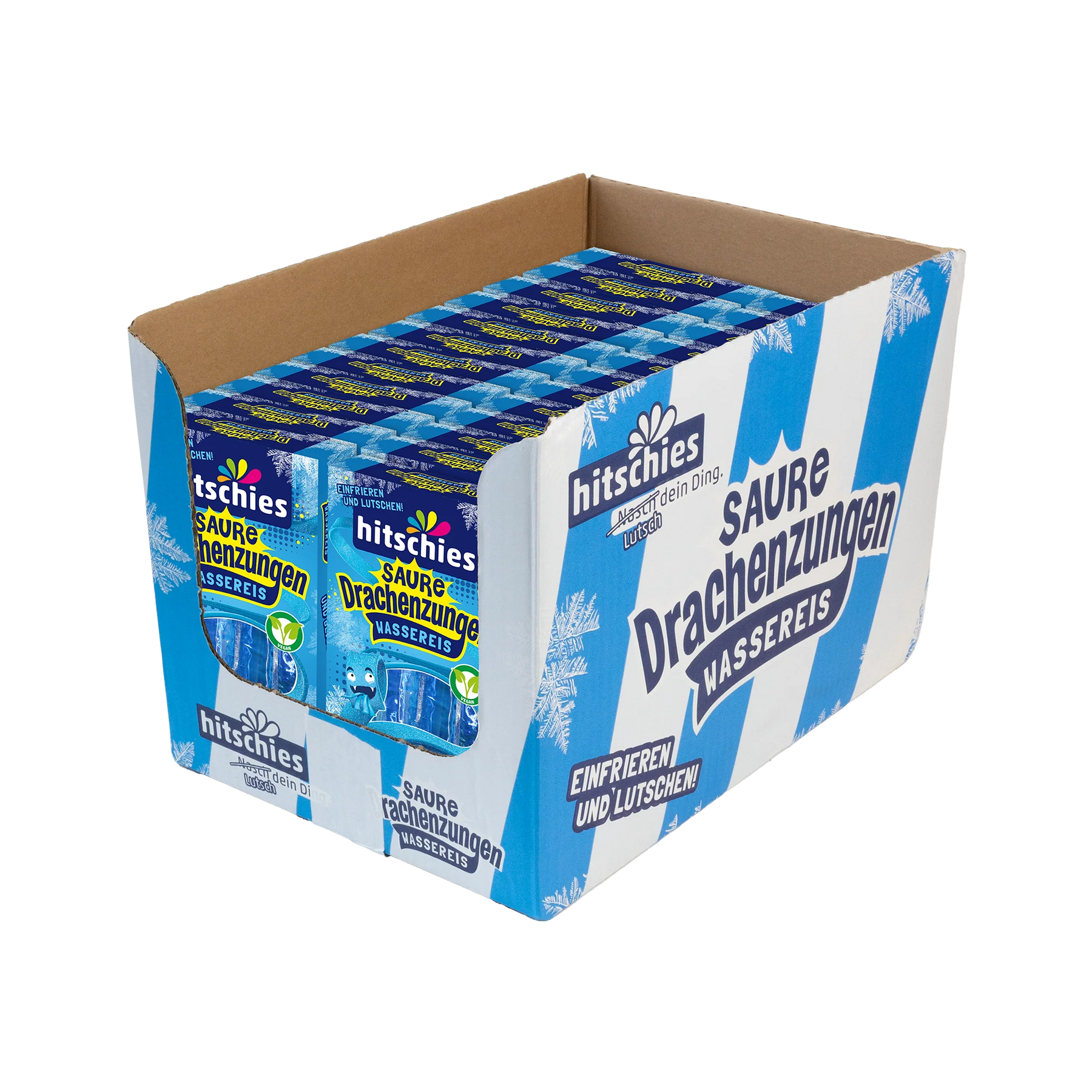 Saure Drachenzungen Wassereis Blau 24 X 400ml
