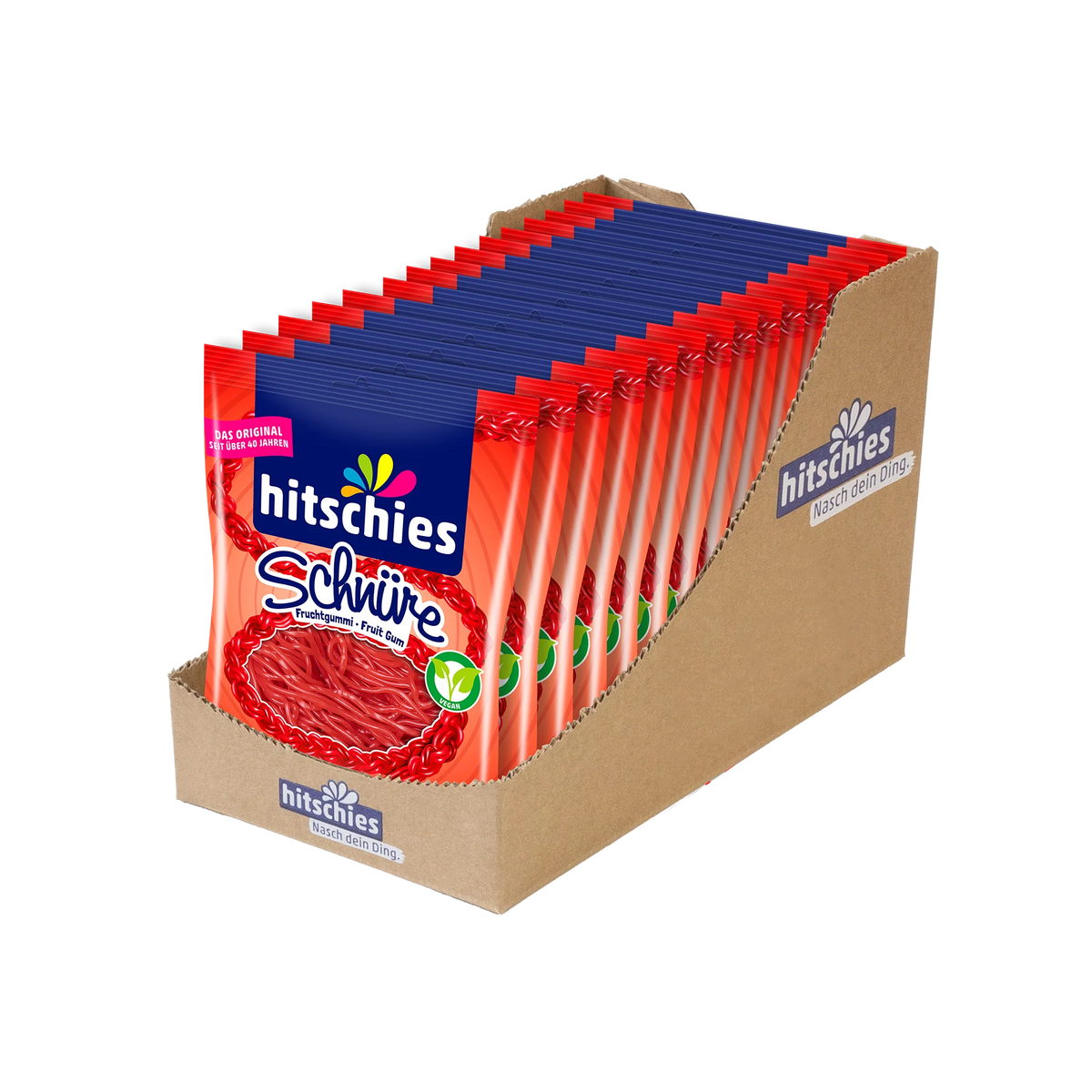 Hitschies Schnüre Erdbeere 15 x 125g