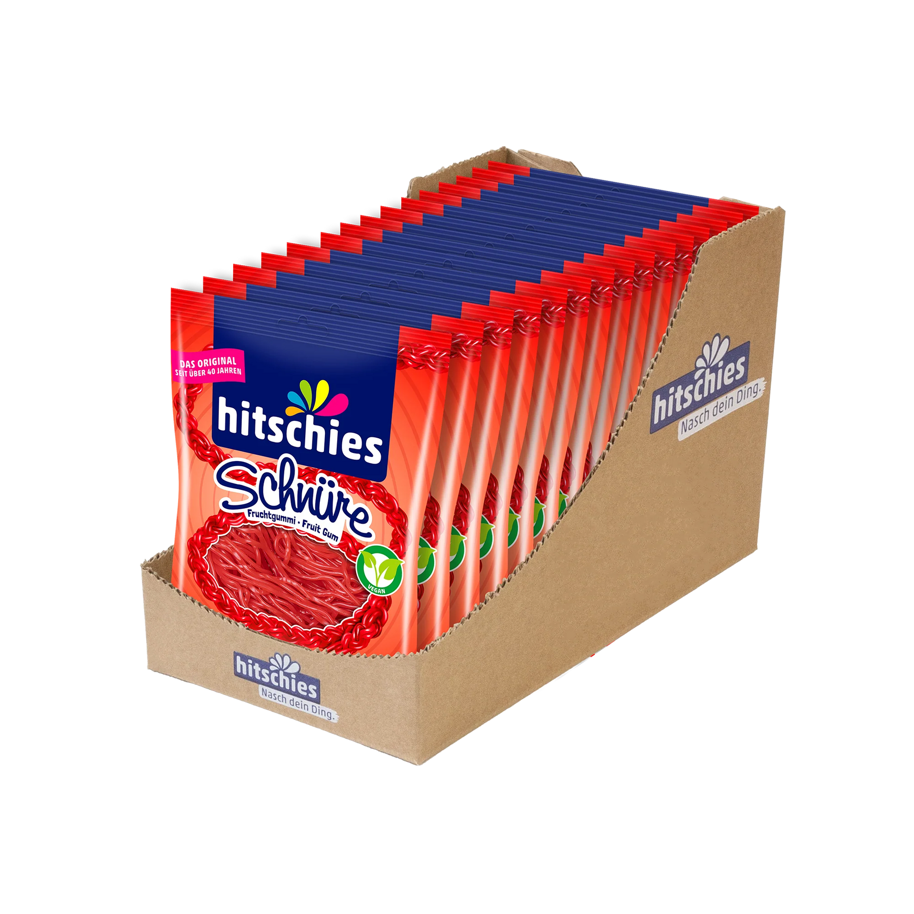 Hitschies Schnüre Erdbeere 15 x 125g
