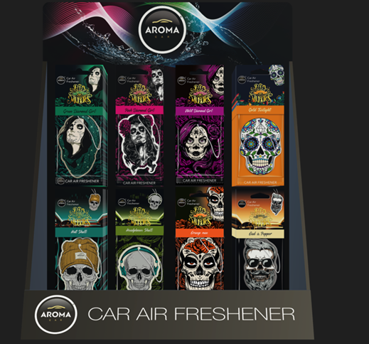 Aroma Car -  Dia De los Muertos Thekendisplay 192teilig