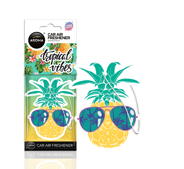 Aroma Car - FRUITS - Pineapple 24 stk