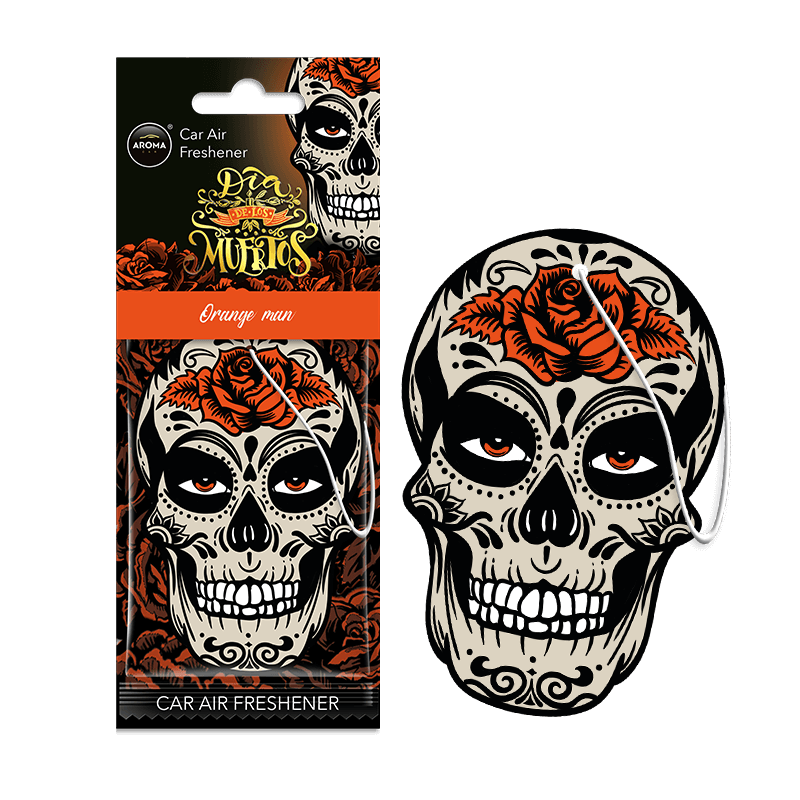 Aroma Car - Dia De Los Muertos - Silver Tatto 24 stk