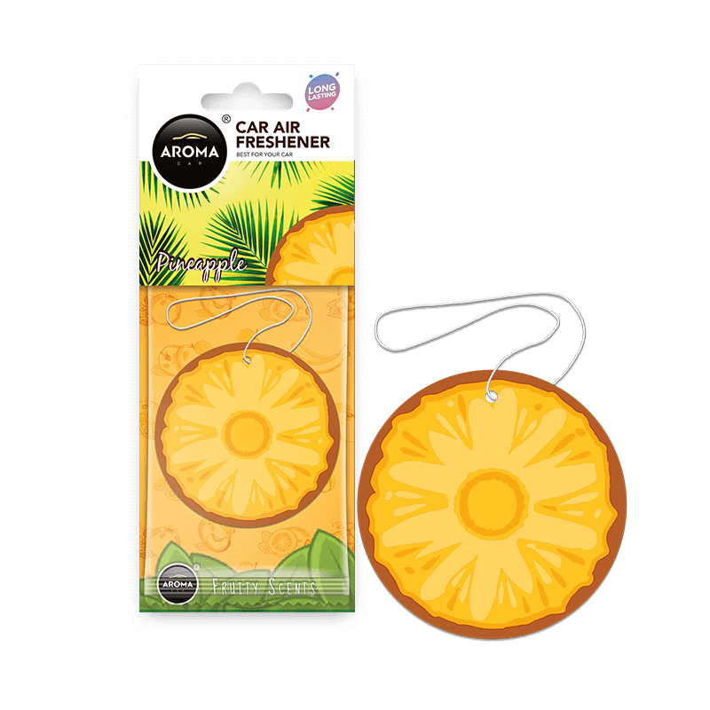Aroma Car - hanging Fruits - Pineapple 24 stk