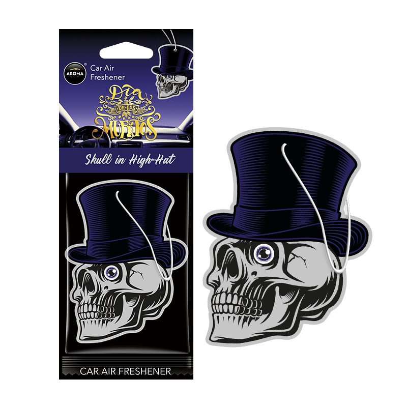 Aroma Car - Dia De Los Muertos - Skull in a high hat 24 stk