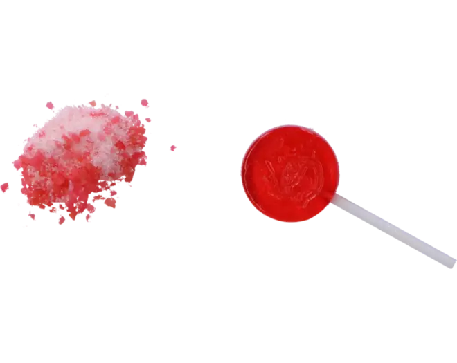Striking - Lollipop Popping Candy Strawberry Strip 12 x 13.8g