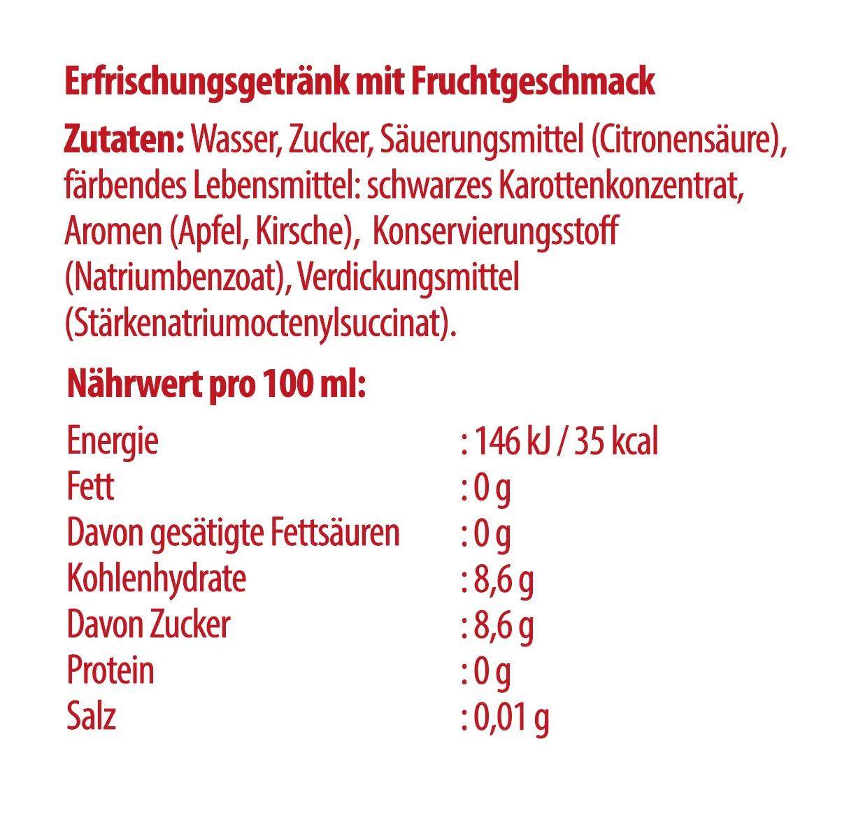 ACR Mystery Durstlöscher - Black Cherry Ice 12 X 500ml