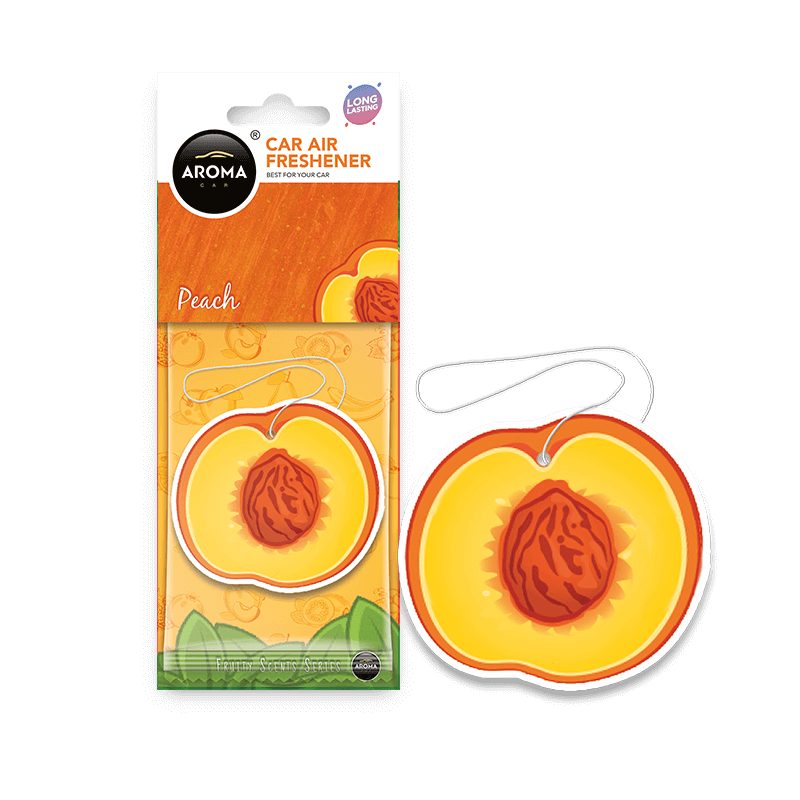 Aroma Car - hanging Fruits - Peach 24 stk