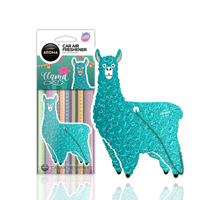 Aroma Car - Glitter Series - Llama 24 stk