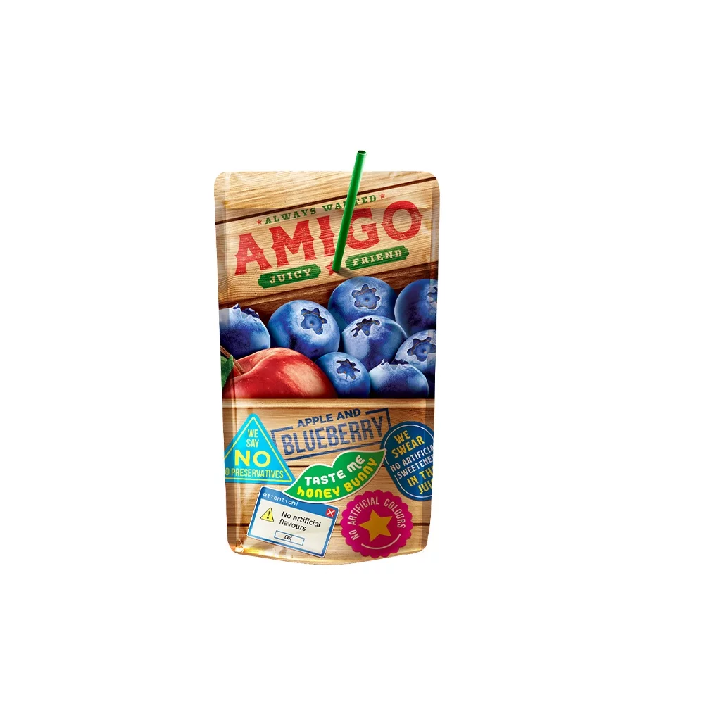 Amigo - Apple and Blueberry  - 8 x 200ml