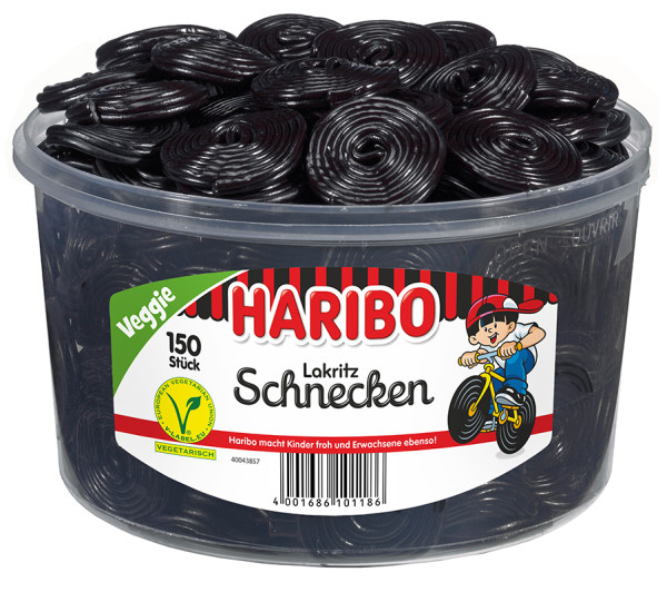 Haribo Lakritz Schnecken 1,5Kg