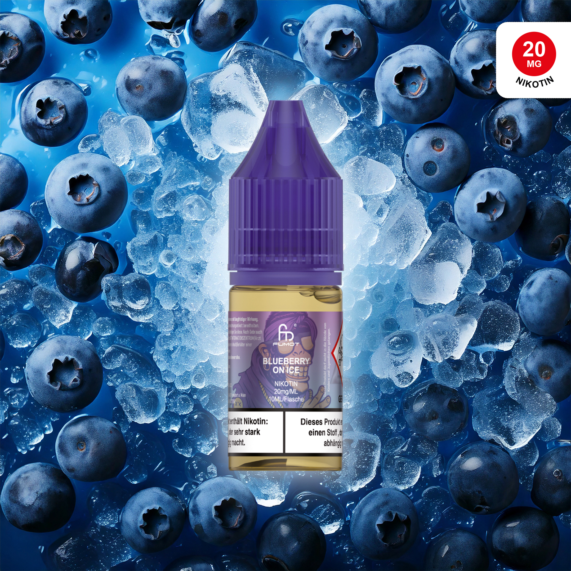 RandM Tornado 7000 - 20mg - Blueberry On Ice 10stk