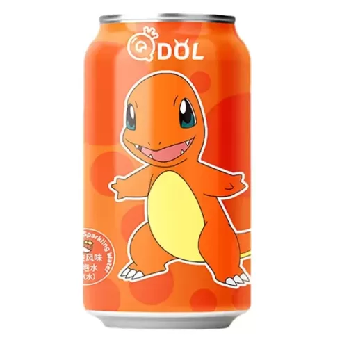 QDOL Pokemon Glumanda Lychee sparkling water 24 x 330ml DPG