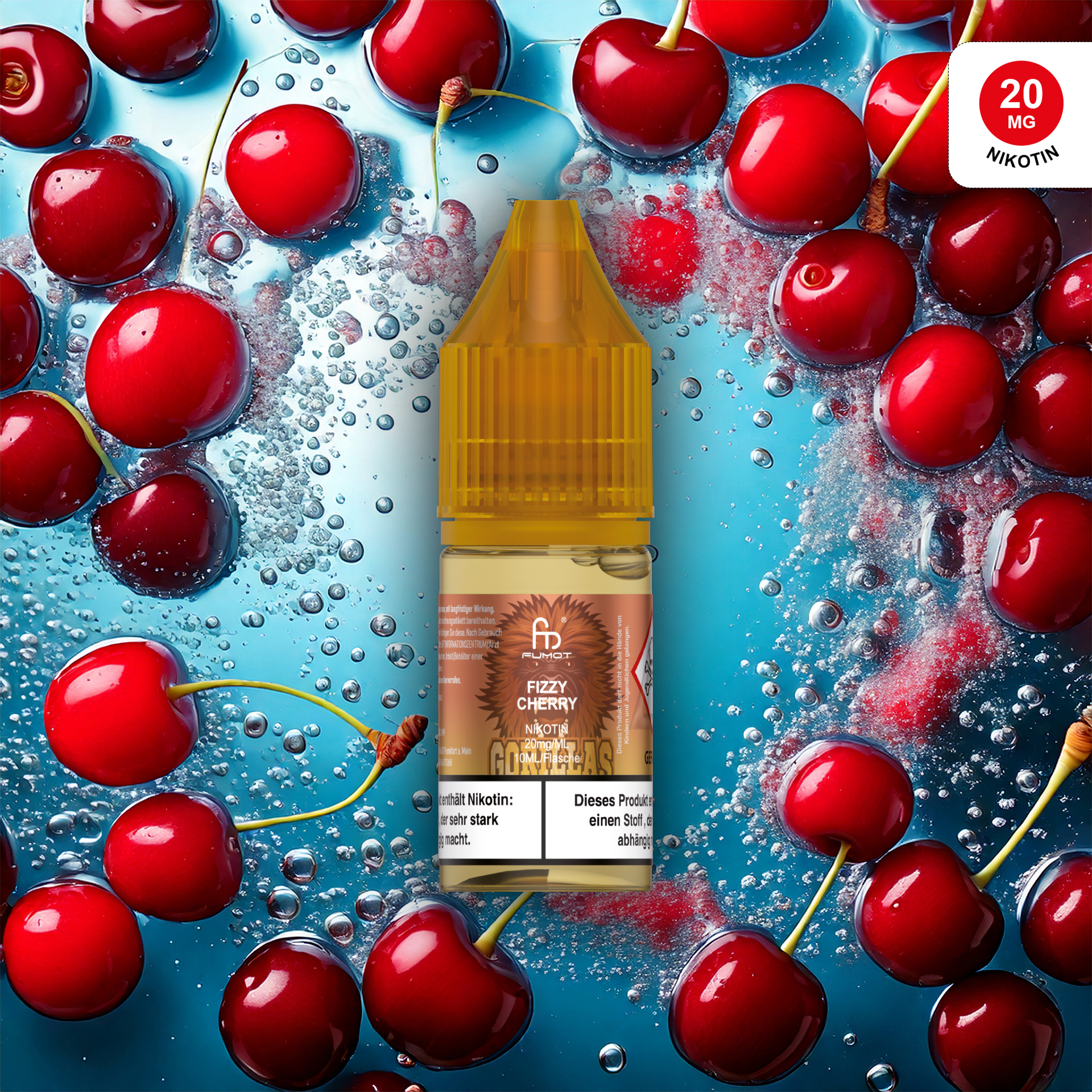 RandM Tornado 7000 - 20mg - Fizzy Cherry 10stk