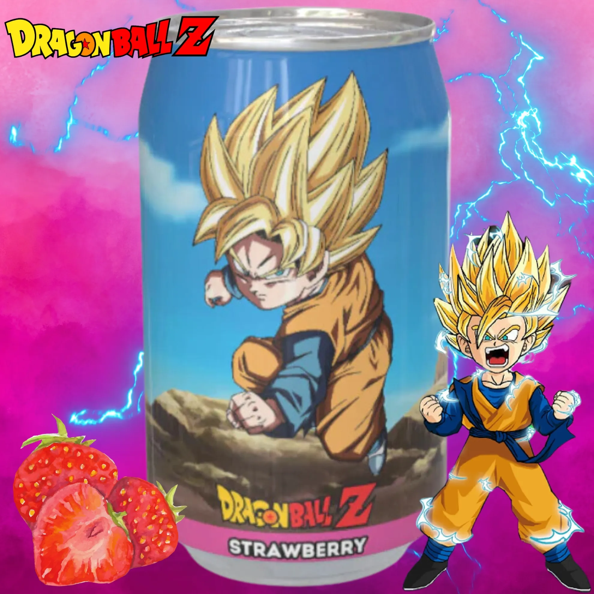 Kawaji Dragonball Z Strawberry Soda 12 x 330ml DPG
